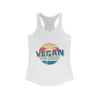 Vegan Women's Ideal Racerback Tank Printify