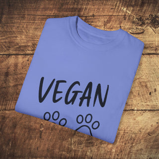 Vegan Paws Garment-Dyed T-shirt Printify