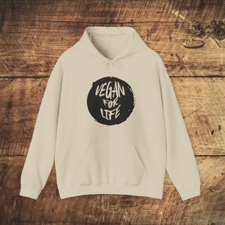 Vegan For Life Heavy Blend™ Hooded Sweatshirt Printify