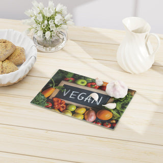 Vegan Tempered Glass Cutting Board Printify