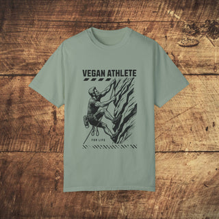 Vegan Athlete Garment-Dyed T-shirt Printify