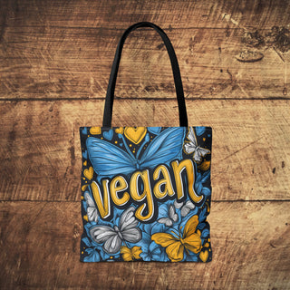 Vegan Butterflies Tote Bag Printify