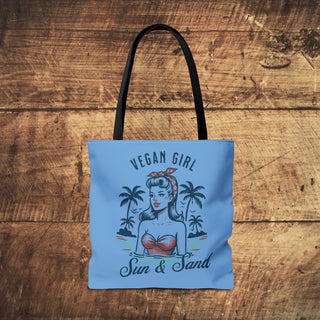 Vegan Girl Tote Bag Printify