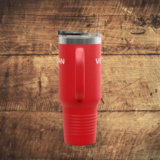 Vegan Heart Insulated Travel Mug, 40oz