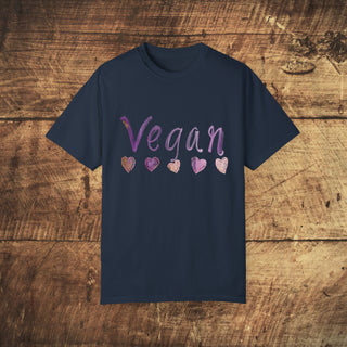 Vegan Hearts T-shirt Printify