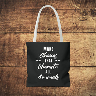 Make Choices Tote Bag Printify