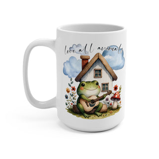 Love All Animals Coffee Mug 15oz Printify