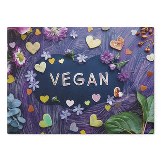 Vegan Tempered Glass Cutting Board Printify