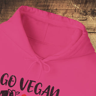 Go Vegan Heavy Blend™ Hooded Sweatshirt Printify