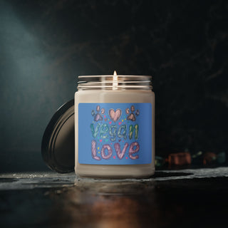 Vegan Love Scented Soy Candle, 9oz