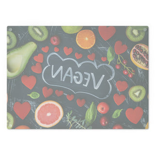 Vegan Tempered Glass Cutting Board Printify