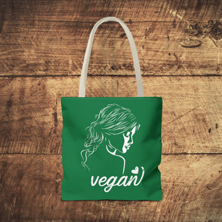 Vegan Girl Tote Bag Printify