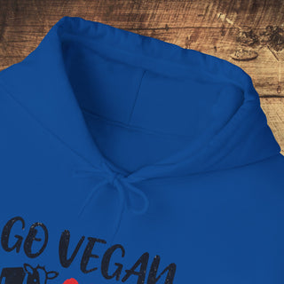 Go Vegan Heavy Blend™ Hooded Sweatshirt Printify