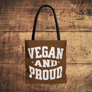 Vegan And Proud Tote Bag Printify