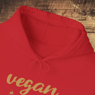 Vegan Girl Heavy Blend™ Hooded Sweatshirt Printify