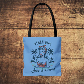 Vegan Girl Tote Bag Printify