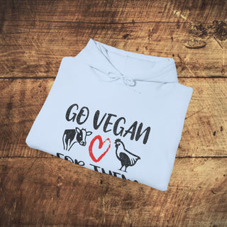 Go Vegan Heavy Blend™ Hooded Sweatshirt Printify