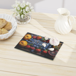 Vegan Tempered Glass Cutting Board Printify