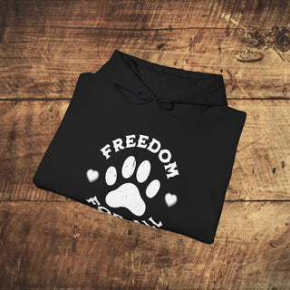 Freedom For All Heavy Blend™ Hooded Sweatshirt Printify