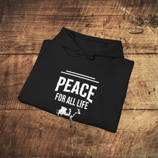 Peace For All Life Heavy Blend™ Hooded Sweatshirt Printify