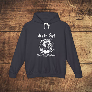 Vegan Girl Unisex Lightweight Hooded Sweatshirt