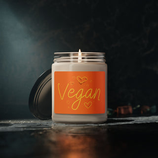 Vegan Hearts Scented Soy Candle, 9oz