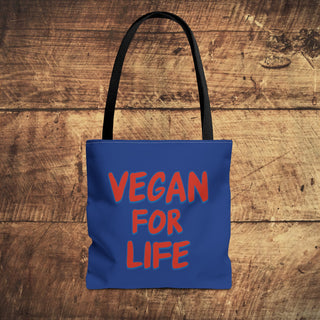 Vegan For Life Tote Bag Printify