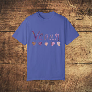 Vegan Hearts T-shirt Printify