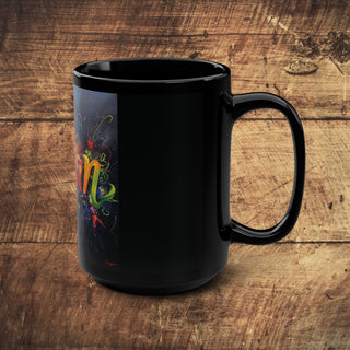 Vegan Black Mug, 15oz