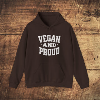 Vegan and Proud Heavy Blend™ Hooded Sweatshirt Printify