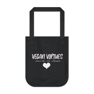 Vegan Virtues Organic Canvas Tote Bag