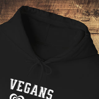 Vegans Love All Animals Heavy Blend™ Hooded Sweatshirt Printify