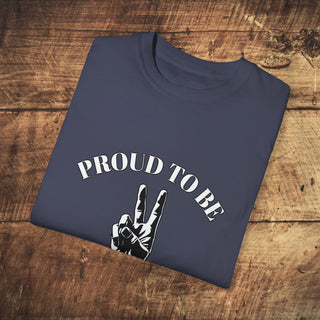 Proud To Be Vegan Unisex Garment-Dyed T-shirt