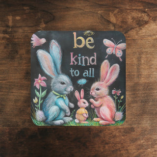 Be Kind to All Cork Back Coaster Printify