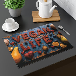 Vegan Life Placemat, 1pc Printify