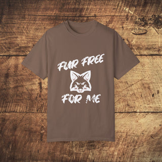 Fur Free For Me Garment-Dyed T-shirt Printify