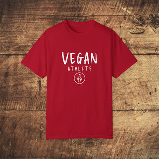 Vegan Athlete Garment-Dyed T-shirt Printify