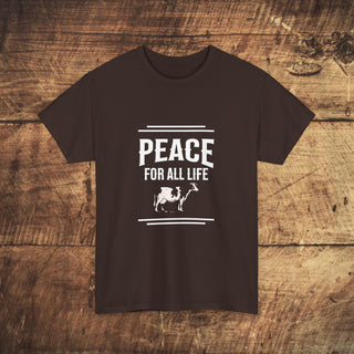 Peace For All Life Unisex Heavy Cotton Tee