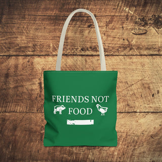 Friends Not Food Tote Bag Printify