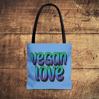 Vegan Love Tote Bag Printify