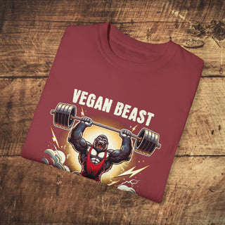 Vegan Beast Unisex Garment-Dyed T-shirt