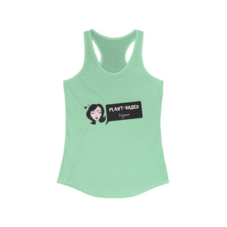 Plant-Based Vegan Women's Ideal Racerback Tank Printify