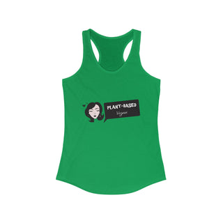 Plant-Based Vegan Women's Ideal Racerback Tank Printify