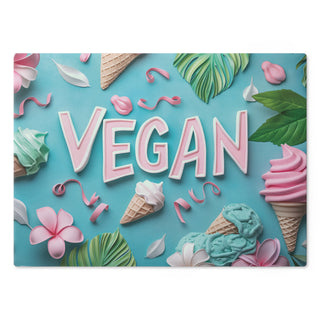 Vegan Tempered Glass Cutting Board Printify