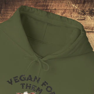 Vegan For Them Heavy Blend™ Hooded Sweatshirt Printify