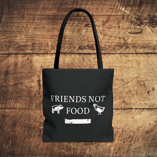 Friends Not Food Tote Bag Printify