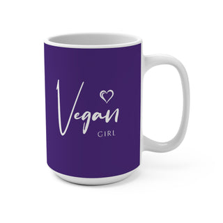 Vegan Girl Coffee Mug 15oz