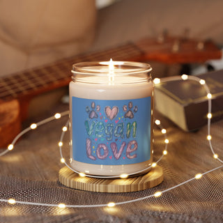 Vegan Love Scented Soy Candle, 9oz