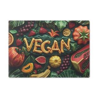 Vegan Tempered Glass Cutting Board Printify