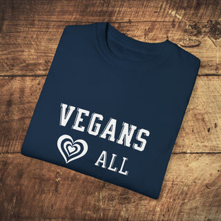 Vegan Garment-Dyed T-shirt Printify